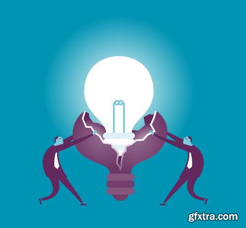 Business Conceptual Vectors 55xEPS