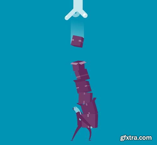 Business Conceptual Vectors 55xEPS