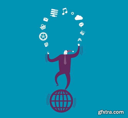 Business Conceptual Vectors 55xEPS