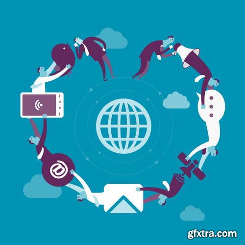 Business Conceptual Vectors 55xEPS