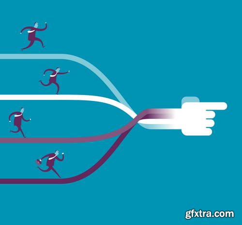 Business Conceptual Vectors 55xEPS