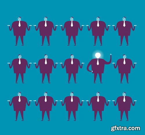 Business Conceptual Vectors 55xEPS