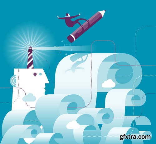 Business Conceptual Vectors 55xEPS