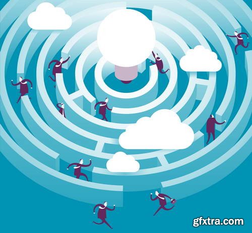 Business Conceptual Vectors 55xEPS