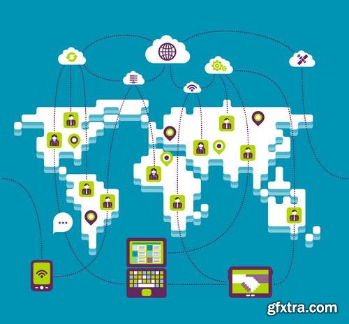 Business Conceptual Vectors 55xEPS