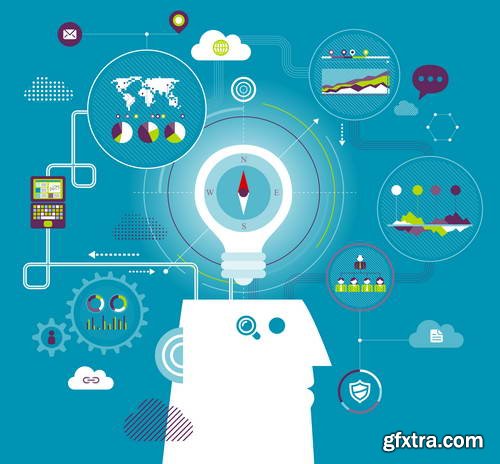 Business Conceptual Vectors 55xEPS