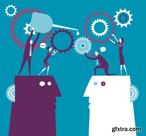 Business Conceptual Vectors 55xEPS