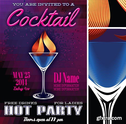 Disco and Party, 25xEPS Disco and Party, 25xEPS