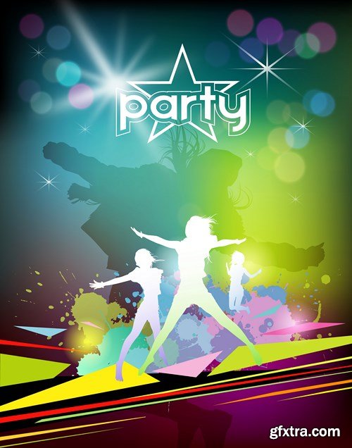 Disco and Party, 25xEPS Disco and Party, 25xEPS