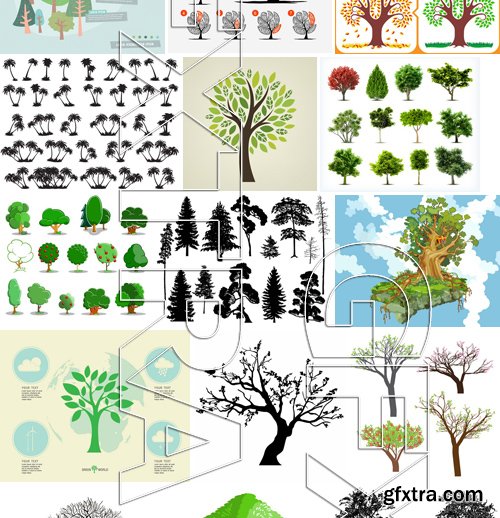 Stock Vectors - Tree 2, 25xEPS Stock Vectors - Tree 2, 25xEPS