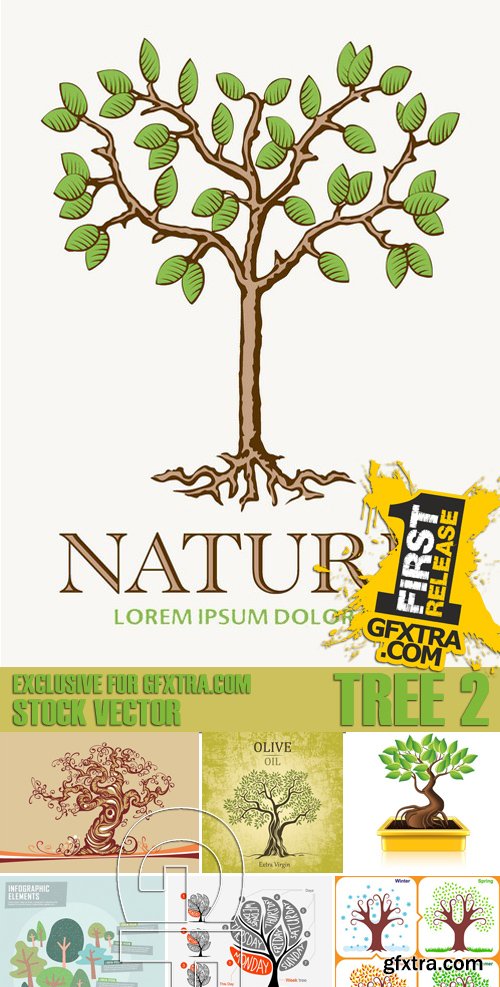 Stock Vectors - Tree 2, 25xEPS Stock Vectors - Tree 2, 25xEPS