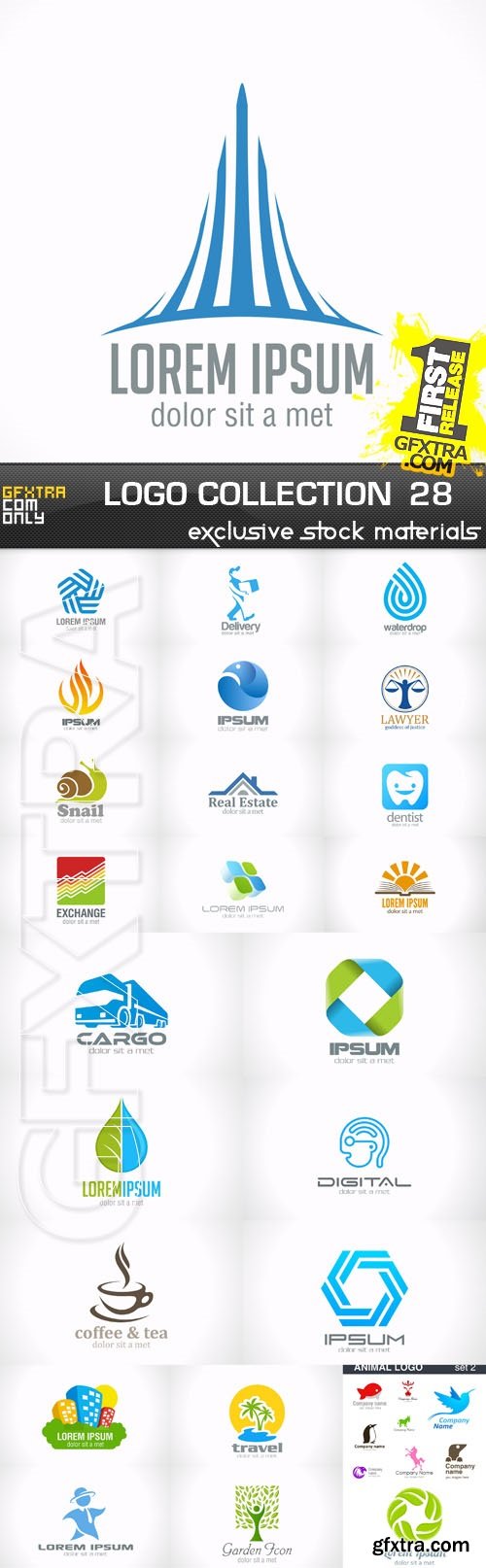 Collection of Logos vol.28, 25xEPS Collection of Logos vol.28, 25xEPS