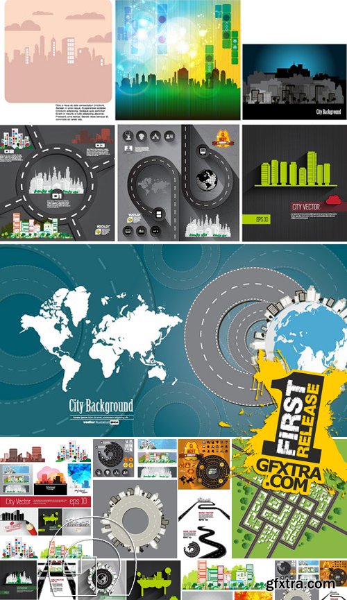 Stock Vectors - City background, 25xEPS Stock Vectors - City background, 25xEPS