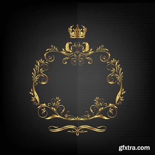 Crowns illustrations, 25xEPS Crowns illustrations, 25xEPS