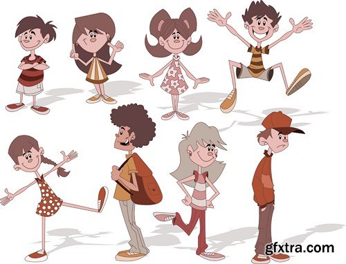Cartoon People #2, 25xEPS