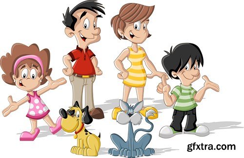 Cartoon People #2, 25xEPS