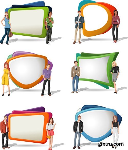 Cartoon People #2, 25xEPS