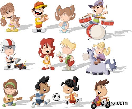 Cartoon People #2, 25xEPS