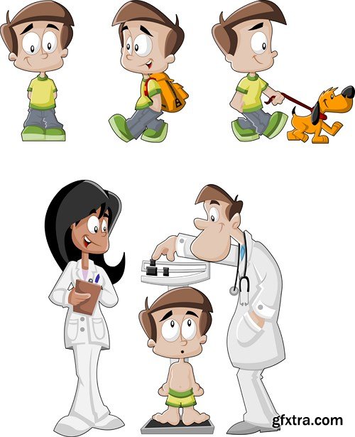 Cartoon People #2, 25xEPS