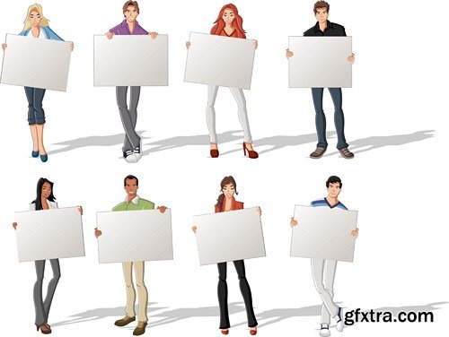 Cartoon People #2, 25xEPS