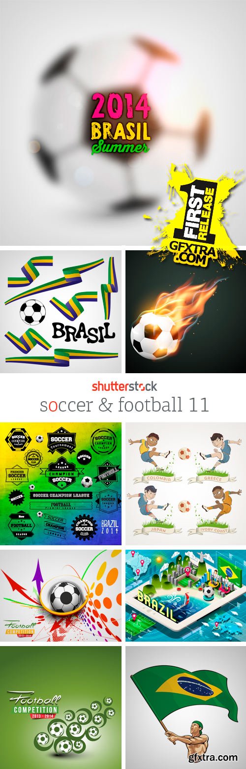 Amazing SS - Soccer &amp; Football 11, 25xEPS