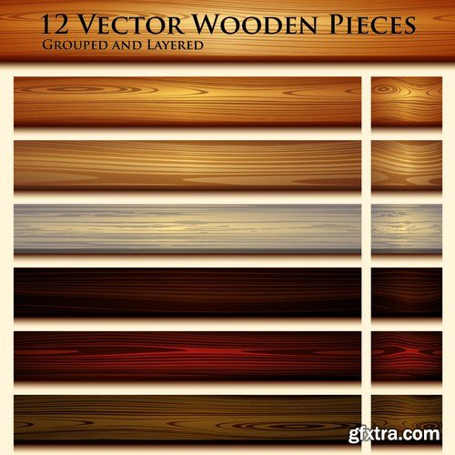 Wooden Background - 25 Vector Wooden Background - 25 Vector