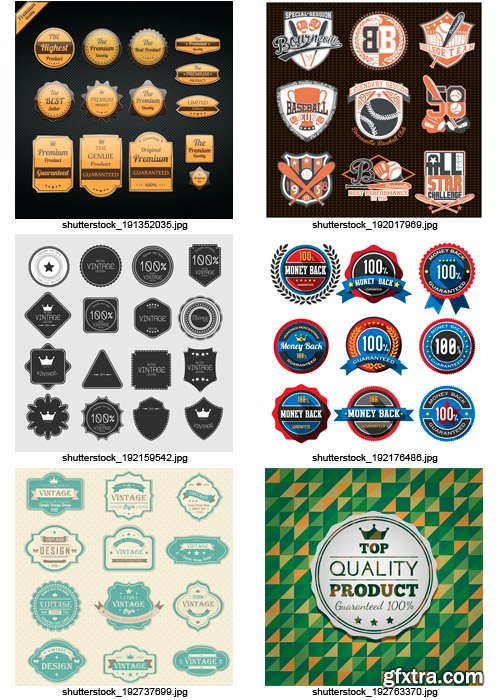 Amazing SS - Badges &amp; Stickers 10, 25xEPS