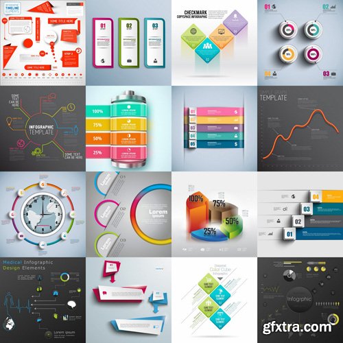Infographics Collection#57 - 25 Vector Infographics Collection#57 - 25 Vector