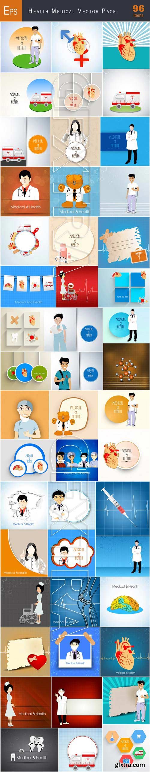 VectorCity Health Medical Vector Pack