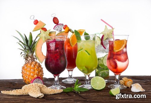 Stock Photos - Juice and Сocktail, 25xJPG