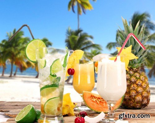 Stock Photos - Juice and Сocktail, 25xJPG