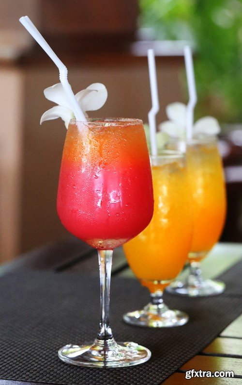Stock Photos - Juice and Сocktail, 25xJPG