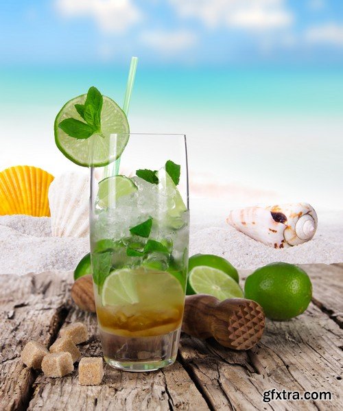 Stock Photos - Juice and Сocktail, 25xJPG