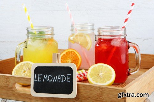 Stock Photos - Juice and Сocktail, 25xJPG