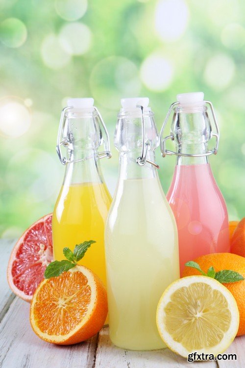 Stock Photos - Juice and Сocktail, 25xJPG