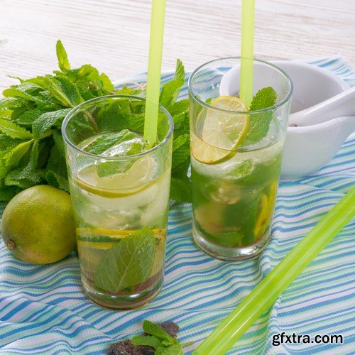 Stock Photos - Juice and Сocktail, 25xJPG