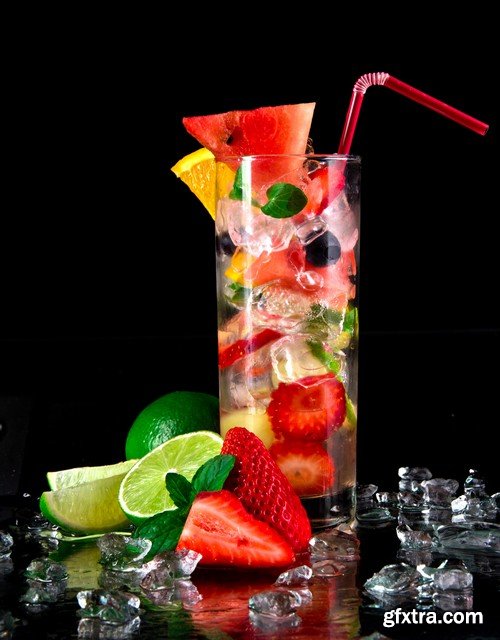 Stock Photos - Juice and Сocktail, 25xJPG