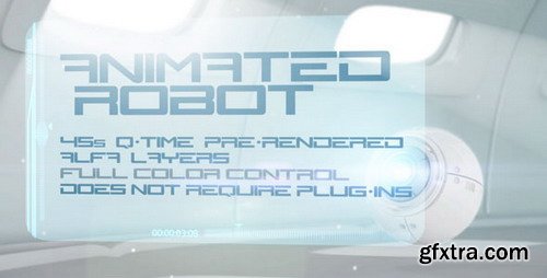 VideoHive Hologram Robot Eye 241320