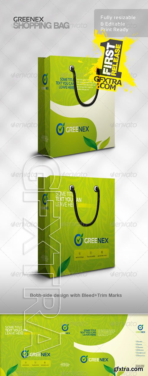 Greenex Multipurpose Creative Shopping Bag - GraphicRiver 3706961