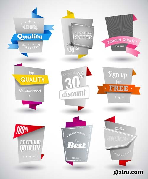 Labels, badges and ribbons, 25xEPS Labels, badges and ribbons, 25xEPS