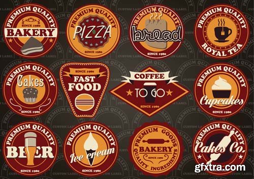 Labels, badges and ribbons, 25xEPS Labels, badges and ribbons, 25xEPS