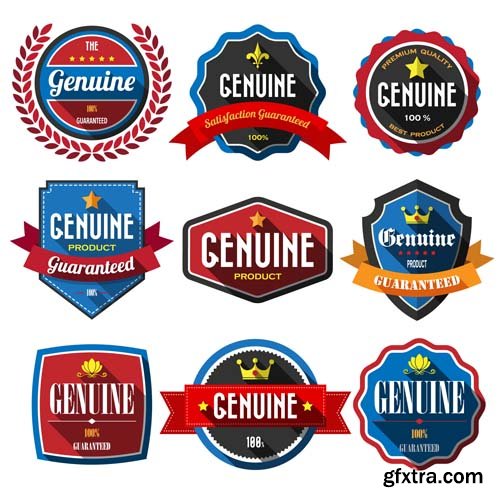 Labels, badges and ribbons, 25xEPS Labels, badges and ribbons, 25xEPS