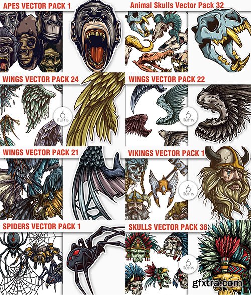 The Vintage Giga Set 265 Top-Quality Vectors The Vintage Giga Set 265 Top-Quality Vectors