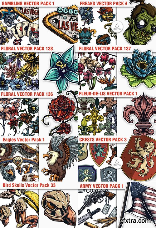 The Vintage Giga Set 265 Top-Quality Vectors The Vintage Giga Set 265 Top-Quality Vectors