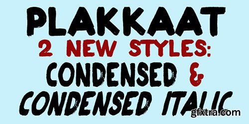 Plakkaat Font Family - 4 Font 80$ Plakkaat Font Family - 4 Font 80$
