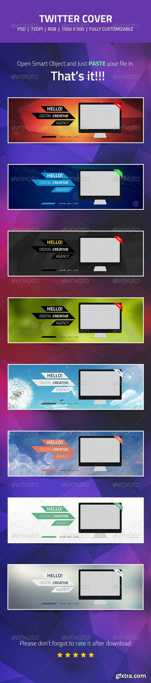 GraphicRiver - Twitter Header Cover Designs - Web/IT Companies