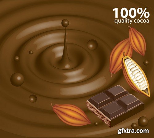 Stock Vectors - Chocolate, 25xEPS