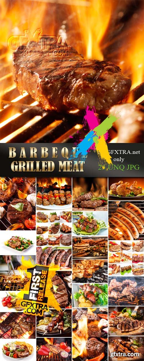 Barbeque, grilled meat, 25xJPGs Barbeque, grilled meat, 25xJPGs