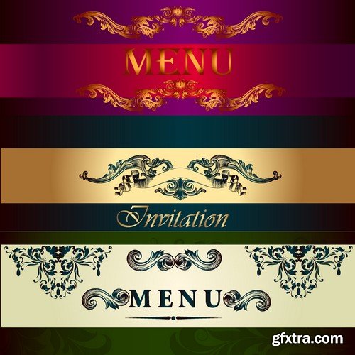 Stock Vectors - Menu 5, 25xEPS