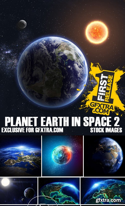 Stock Photos - Planet earth in space 2, 25xJPG Stock Photos - Planet earth in space 2, 25xJPG